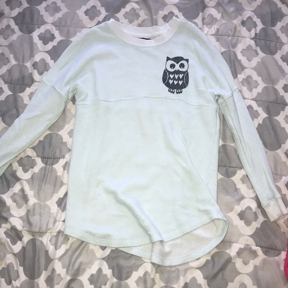 Long sleeve fleece sweater